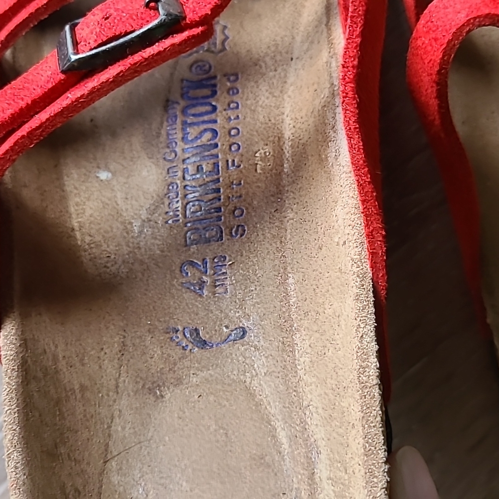 Birkenstock Red Sandals - Picture 2 of 4